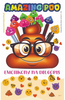 Amazing Poo - nakładki na długopis
